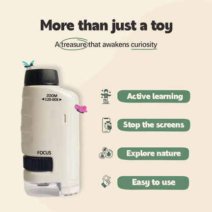🎁2025 New Year Hot Sale🎁🔥 49% Off - Kid's Portable Pocket Microscope